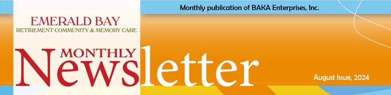 Emerald Bay August Newsletter